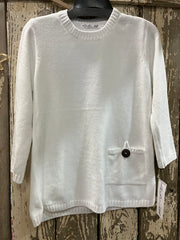 3/4 Sleeve Chenille Sweater by Lulu-B