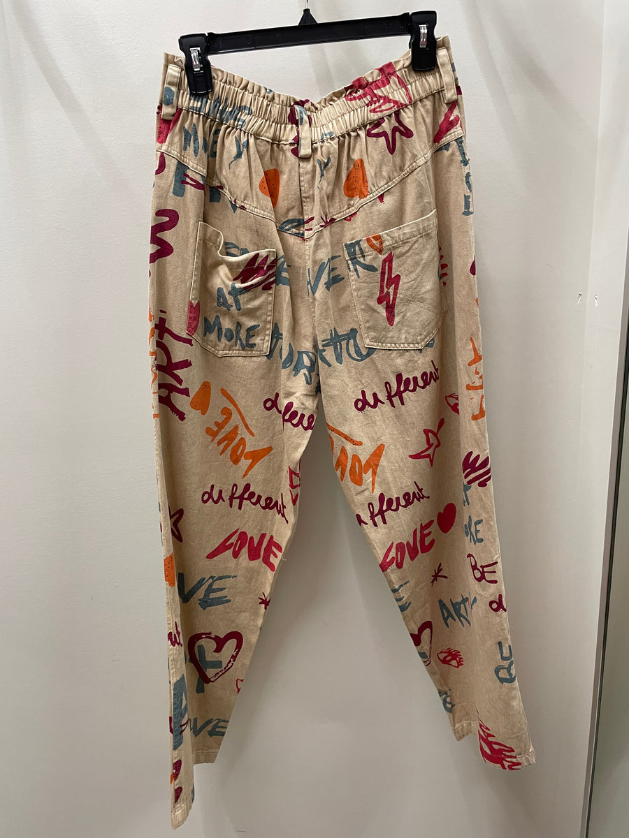 Graffiti Love Pants