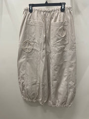 Peace Sign Pinstripe Palazzo Pants by Davi & Dani Robin Boutique