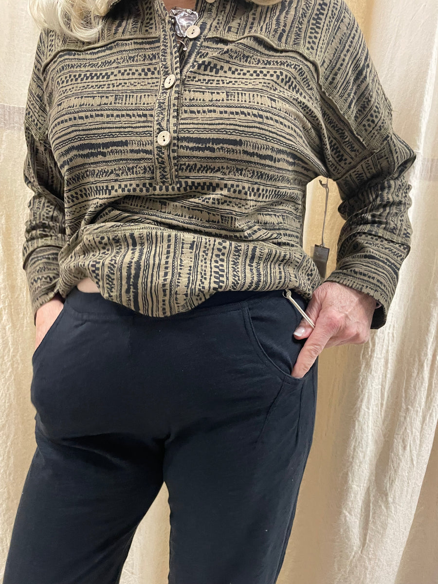 Cotton Slub Around Town Pant