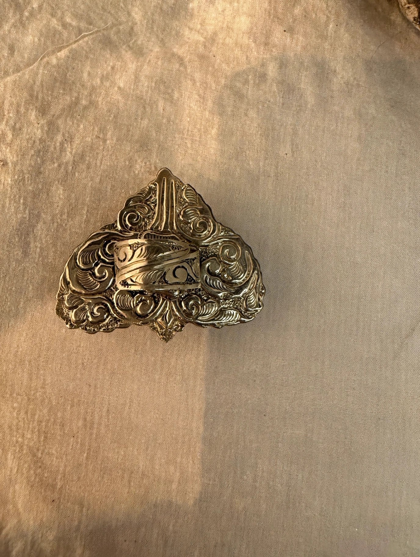 Waterbird in Flight Labradorite Adjustable Ring by Tara Gasparian