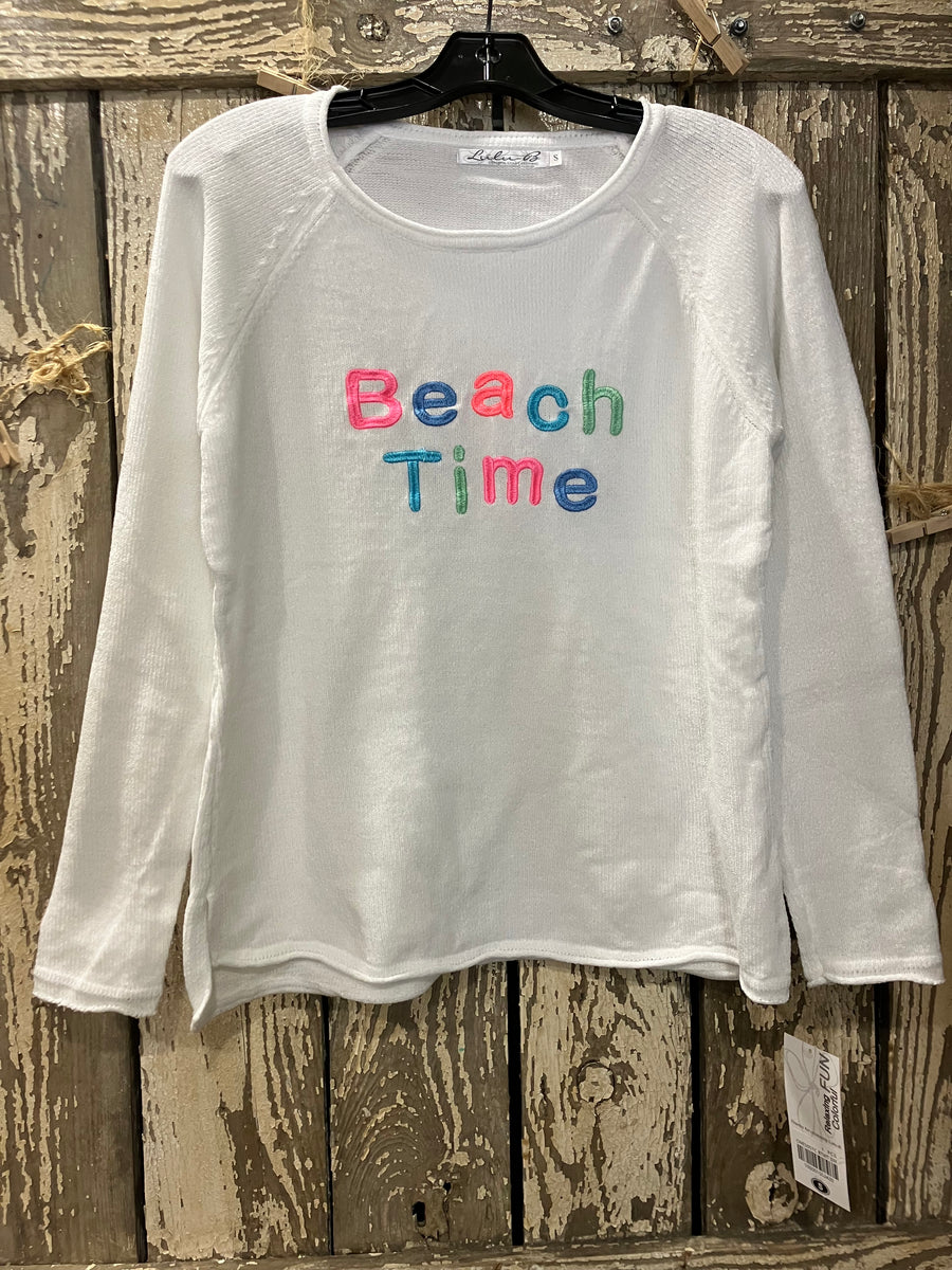 Beach Time Sweater by Lulu-B