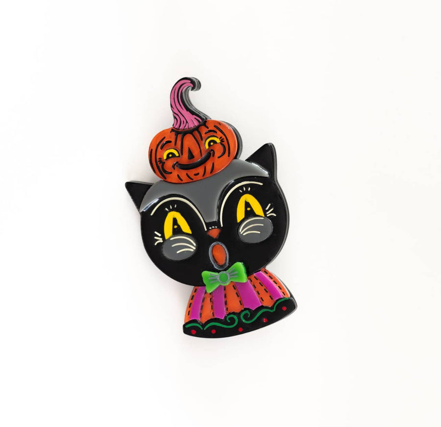 Black Cat & Kinny Brooch Johanna Parker x Lipstick & Chrome Robin Boutique