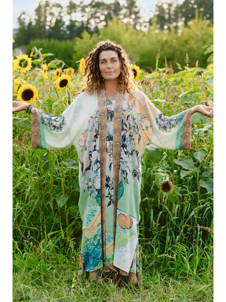 I Paint My Dream Opera Robe Duster Kimono by Market Of Stars