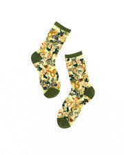 Taurus Zodiac Shimmer Sheer Crew Sock