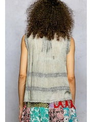 Cotton Lace Detail Tank