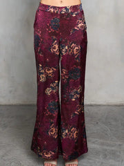 Verona Print Satin Pant by Paparazzi