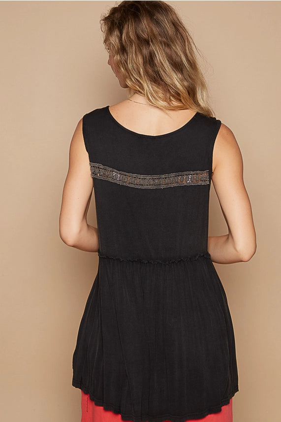 Sleeveless Empress Top