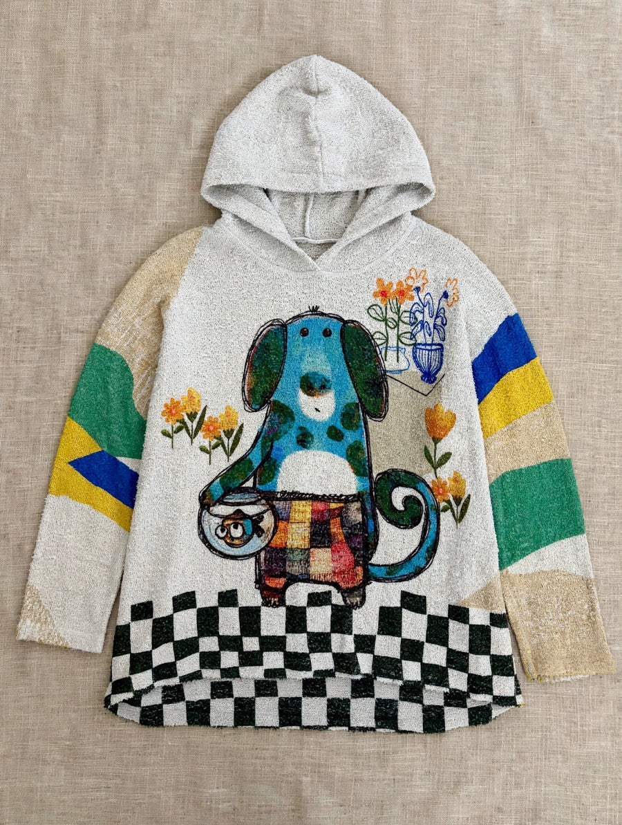 Alfie & Bubbles Hooded Pullover by Inoah