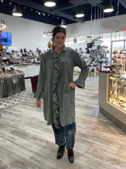 Ruffle Me Softly Terry Jacket by The Paper Lace