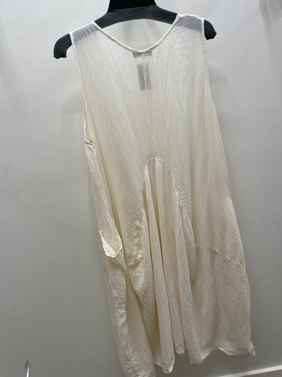 Sleeveless Gauze Dress