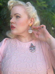 Bloomin' Luna Witch Statement Earrings by Johanna Parker x Lipstick & Chrome Robin Boutique