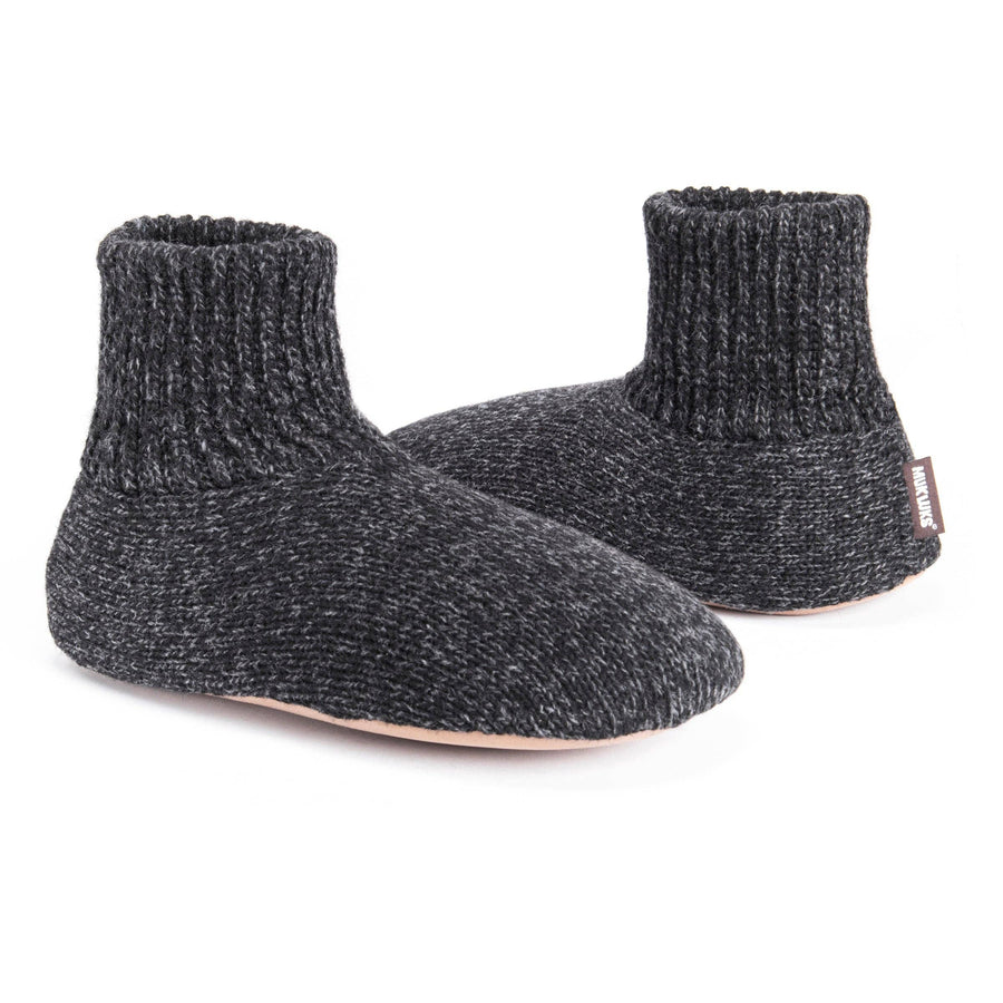Muk Luks Men's Morty Ragg Wool Slipper Sock