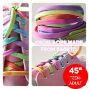 Rainbow Ombre - Cute Shoe Laces for Kids and Adults Robin Boutique
