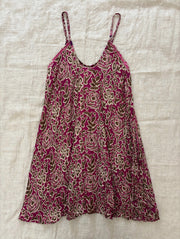 Rasgulla Sari Moonchild Mini Dress #003 by Kantha Bae