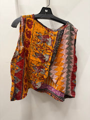 Kantha In Bloom Crop Tank #164 by Kantha Bae