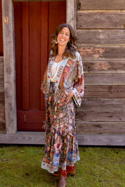 Additional view of Love Language Atelier Skirt with Floral Print from Robin Boutique.