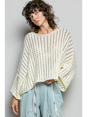 Cropped Oversized Sweater