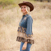 Vintage Boho Patchwork Tunic by Young Threads