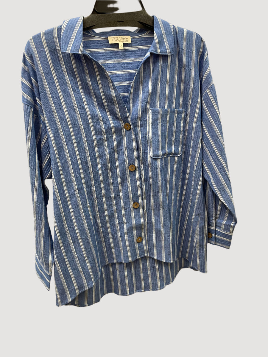 Catalina Stripe Laguna Shirt by Escape