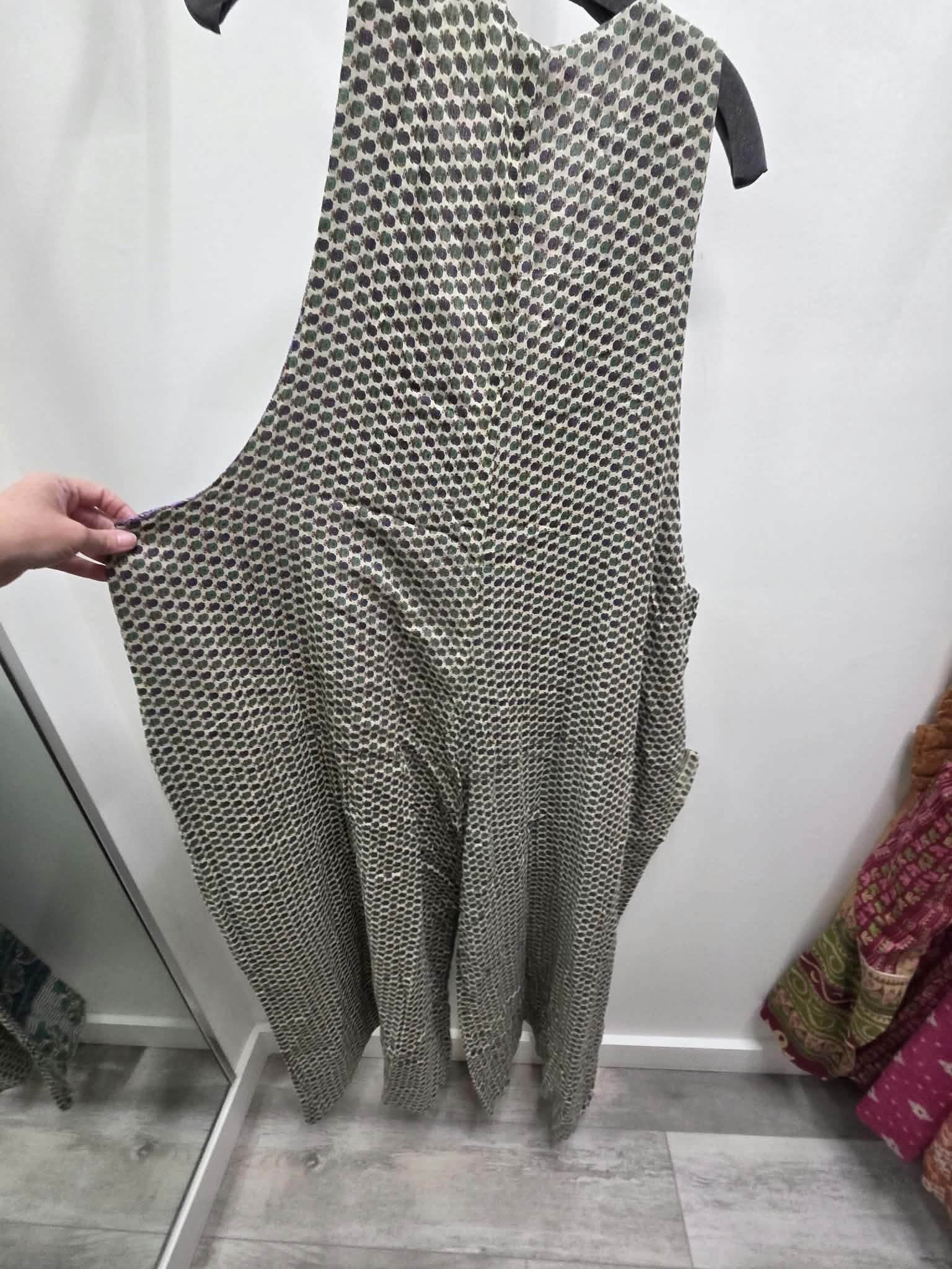 Duality Sari Harmony Wide Leg Jumpsuit #1043 by Kantha Bae
