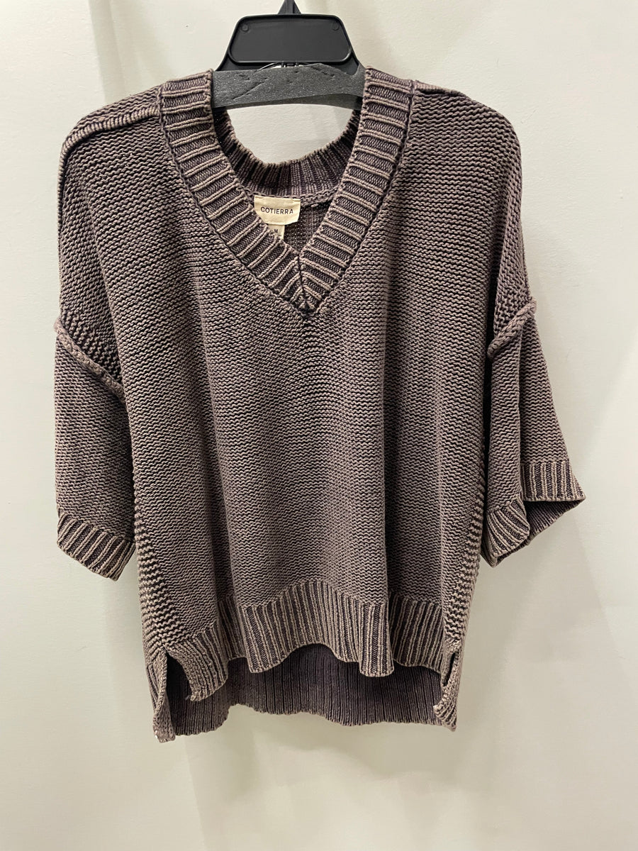 Vintage V-Neck Sweater by Cotierra