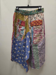 Kantha Sunrise Crop Pants "Rhubarb" by Jaded Gypsy Robin Boutique
