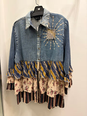 Vintage Boho Patchwork Tunic by Young Threads