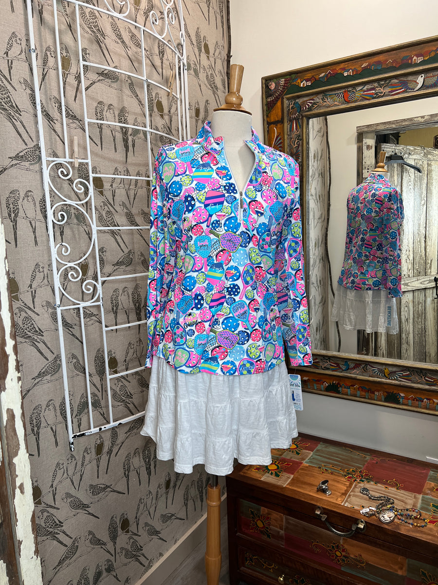 UPF Mock Neck Zip Pullover 0632