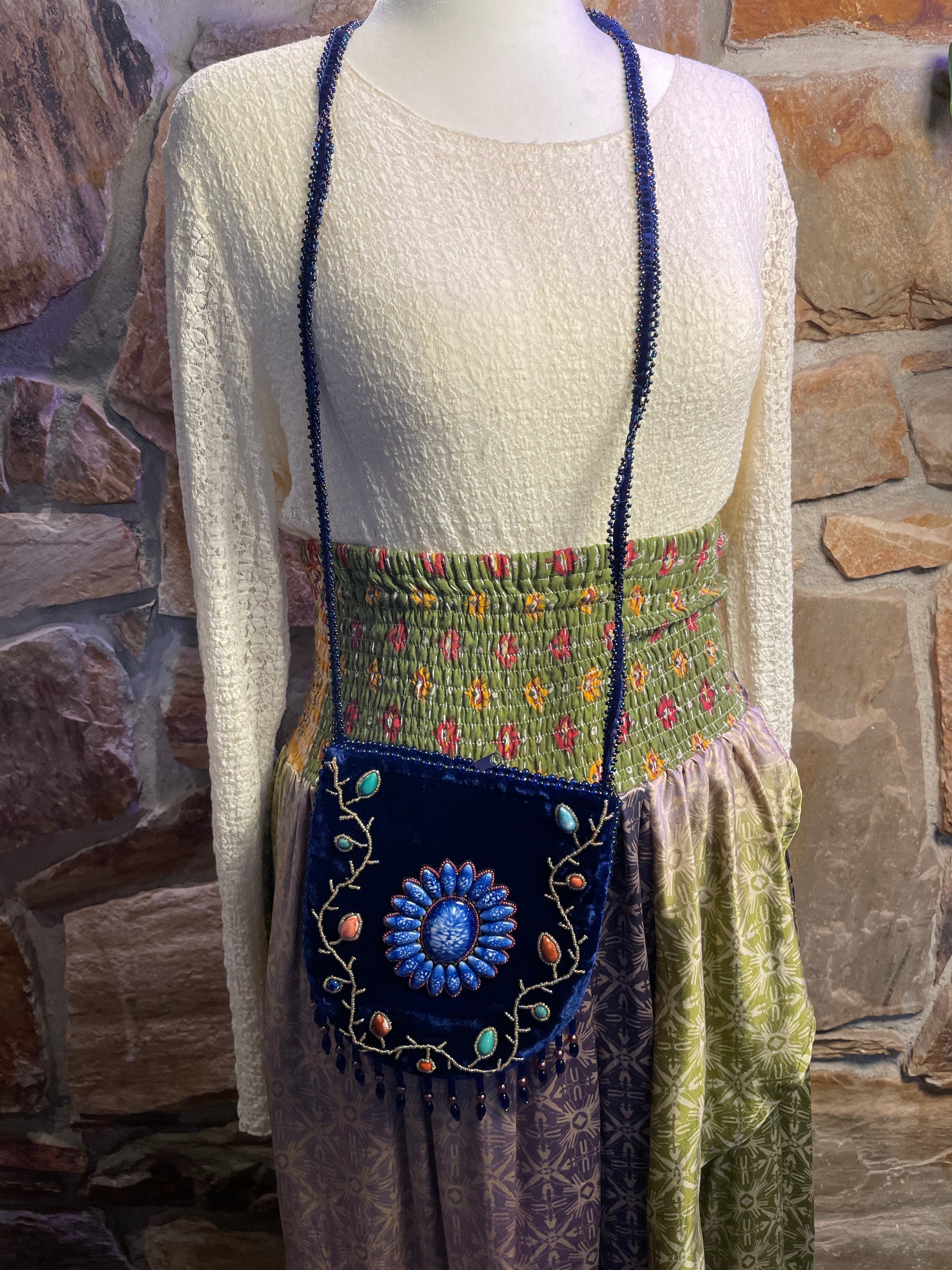 Velvet Crossbody Purse