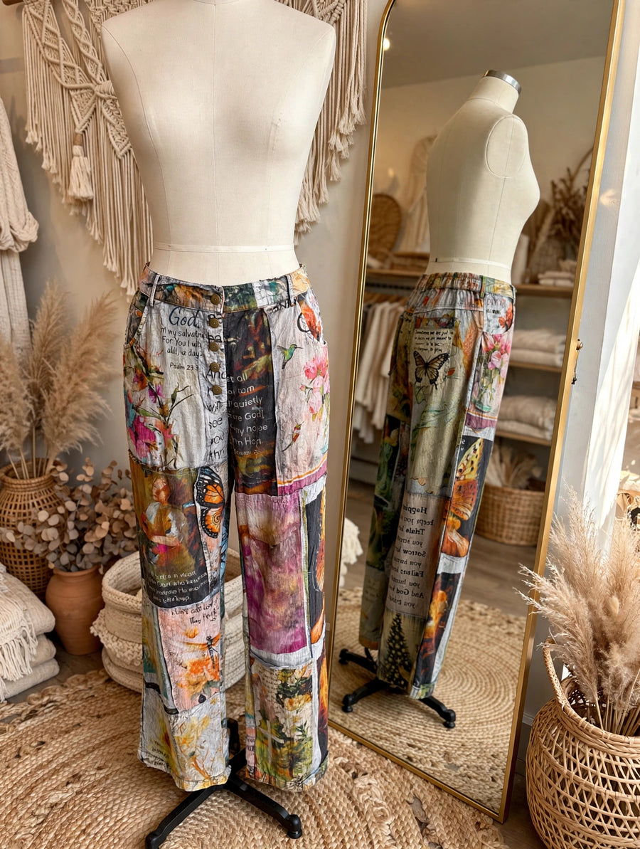 Storybook Patchwork Pants by The Paper Lace
