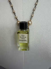 Vintage Chanel Parfum No.19 Bottle Necklace by Gina