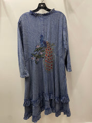 Peacock Meadow Duster Dress by Paper Lace Robin Boutique