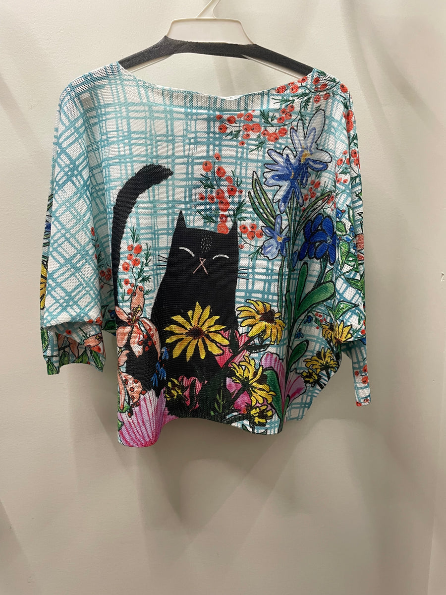 Misty Bloom Dolman Sweater