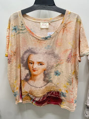 Driftwood Day Tee in Victorian Print by Paper Lace Robin Boutique