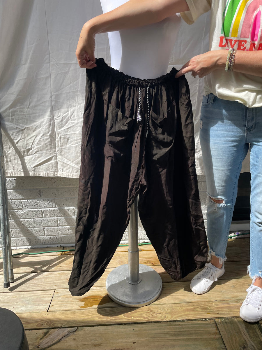 Silk Sari Jogger Pant #09 by Kantha Bae