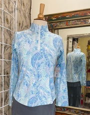 Kenny Dana Mock Neck Long Sleeve top