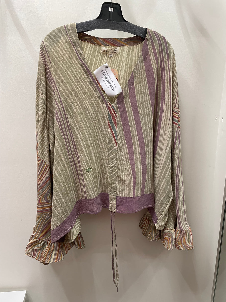 Bell Sleeve Butterfly Top #116 by Kantha Bae