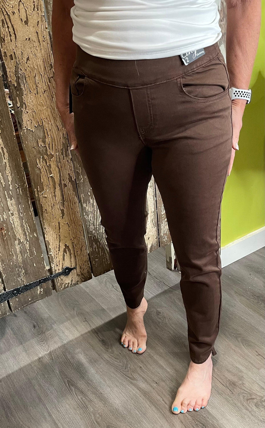 Ankle Pant with Hi-Low Hem - Robin Boutique-Boutique 