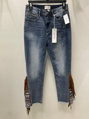 Clara Aztec Fringe Jean by Driftwood