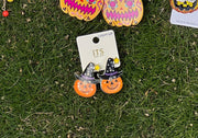 Jack O'Lantern Theme Earrings - Robin Boutique-Boutique 