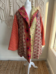 Fine Kantha Drifter Coat #138 by Kantha Bae