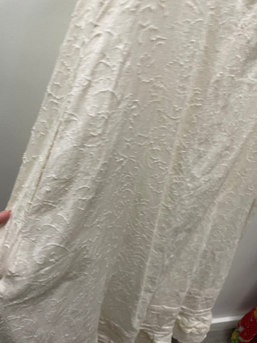 Textured Ruffle Dress