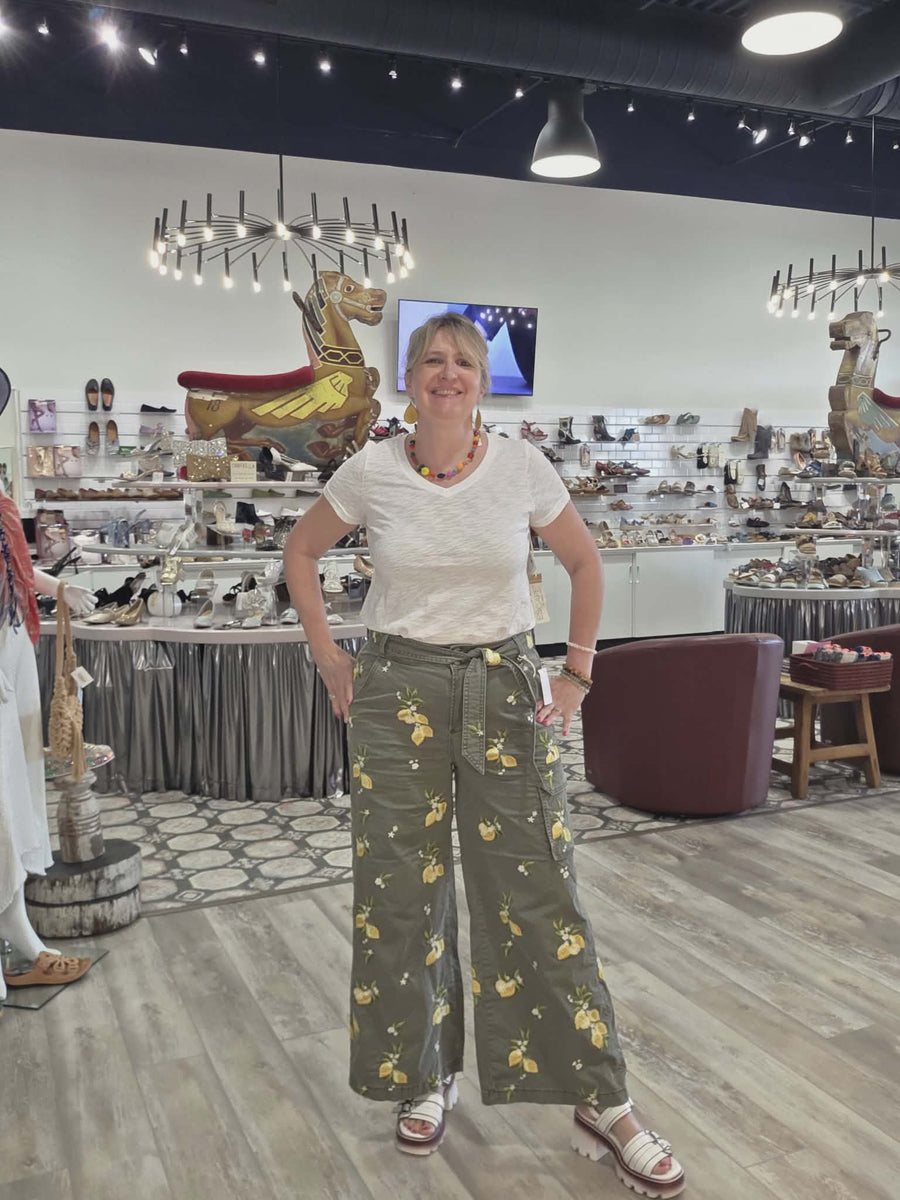 Olivia Wide Leg in Limoncello by Driftwood Robin Boutique