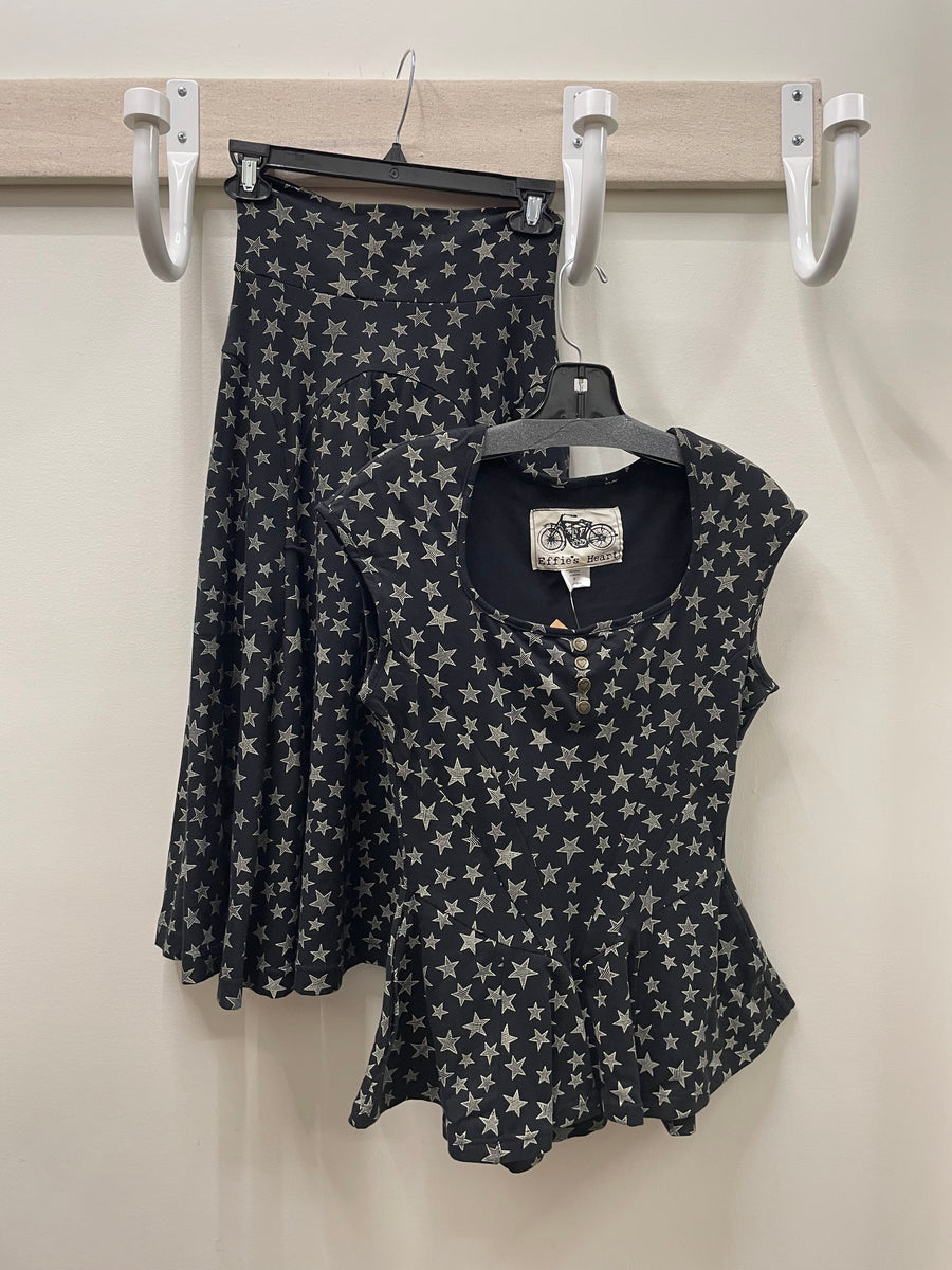 Cottage Blouse in Estrella Print by Effie's Heart