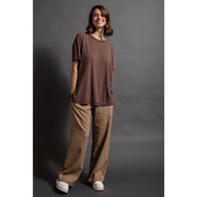Mineral Washed Short Sleeve Tee by Rae Mode T9774 Robin Boutique