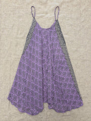 Rasgulla Sari Moonchild Mini Dress #021 by Kantha Bae