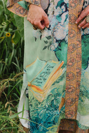 Additional view of I Paint My Dream Van Gogh Opera Duster Kimono Robe from Robin Boutique.