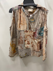 Vintage Charm Patchwork Top