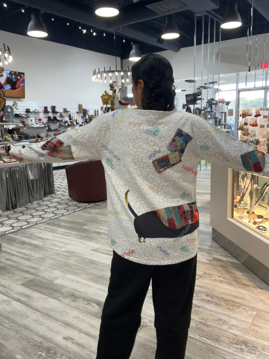 Patches Quilted Dog Top by Inoah